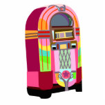 Jumping Neon Fun Retro Art Jukebox Time Staand Fotobeeldje<br><div class="desc">Een unieke en leuke geweldige epische retro-muziek geïllustreerd vinylplaat neon jukebox patroon elektrische blauwe achtergrond cartoon-stijl vinylesthetisch klassieke  esthetische oldies nostalgia gave muziekstijl favoriete zanger in concertsculptuur. Maak vandaag nog een leuke retro-kunstsculptuur.</div>