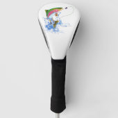 Jumping Rainbow Trout Golfheadcover (Voorkant)
