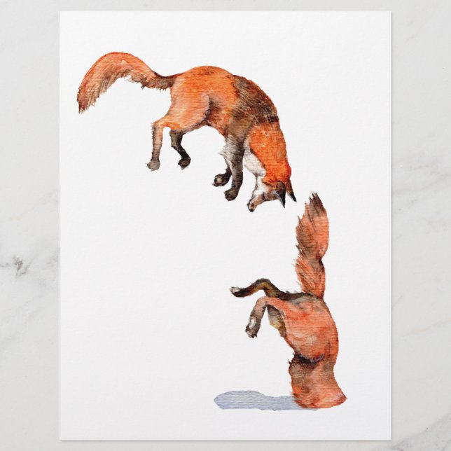 Jumping Red Fox (Voorkant)