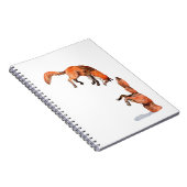 Jumping Red Fox Notitieboek (Rechterzijde)