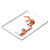 Jumping Red Fox Notitieboek (Linkerzijde)