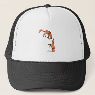 Jumping Red Fox Trucker Pet