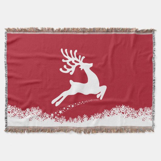 Jumping Reindeer gootdeken Deken (Voorkant)