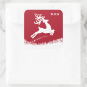 Jumping Rendier aangepaste monogram stickers (Tas)