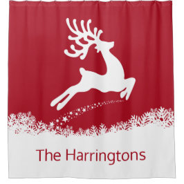 Jumping Rendier aangepaste naam douchegordijn