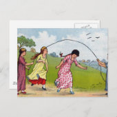 Jumping Rope Briefkaart (Voorkant / Achterkant)