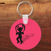 Jumping Rope Girl Sleutelhanger (Voorkant)