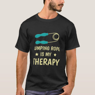 Jumping Rope is mijn therapie - springtouw T-shirt