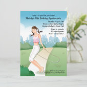 Jumping Rope-uitnodiging Kaart (Staand voorkant)