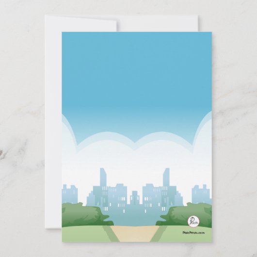 Jumping Rope-uitnodiging Kaart (Achterkant)