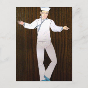 Jumping Sailor Briefkaart