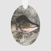 Jumping Salmon Ornament (voorkant)