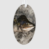 Jumping Salmon Ornament (voorkant)