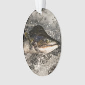 Jumping Salmon Ornament (voorkant)