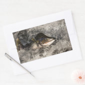 Jumping Salmon Rechthoekige Sticker (Envelop)