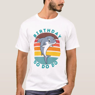 Jumping Shark Birthday for Adult T-Shirt