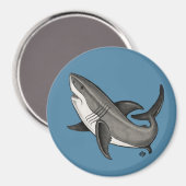 Jumping Shark Magneet (Voorkant / Achterkant)