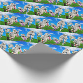 Jumping Sheep Cadeaupapier (Hoek)