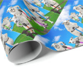 Jumping Sheep Cadeaupapier (Rol Hoek)