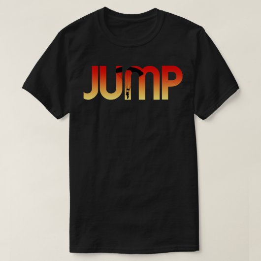 Jumping Skydiving Base Jumping Design Skydivers T-shirt (Design voorkant)
