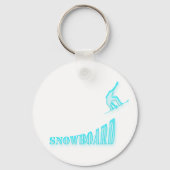 Jumping Snowboarder Sleutelhanger (Voorkant)
