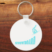 Jumping Snowboarder Sleutelhanger (Voorkant)