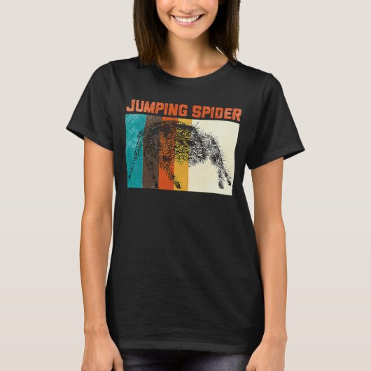 Jumping Spider Animal T-shirt (Voorkant)