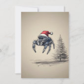 Jumping Spider Christmas Cards Feestdagenkaart (Voorkant)