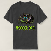 Jumping Spider Dad, Spooder Dad, Fathers Day Manne T-shirt (Design voorkant)
