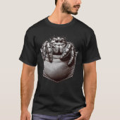 Jumping Spider in Pocket Cute little Jumping Spide T-shirt (Voorkant)