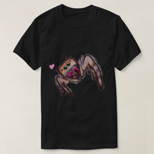 Jumping Spider Love 3 T-shirt (Design voorkant)