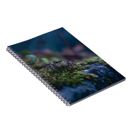 Jumping Spider Moss Notitieboek (Rechterzijde)