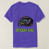 Jumping Spider Pap Spooder Pap Fathers Day Mannen  T-shirt (Design voorkant)