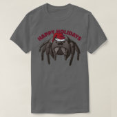 Jumping spin, Phidippus regius, Prettige feestdage T-shirt (Design voorkant)