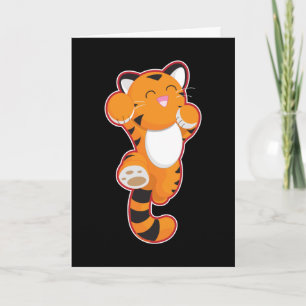 Jumping Tiger Bedankkaart