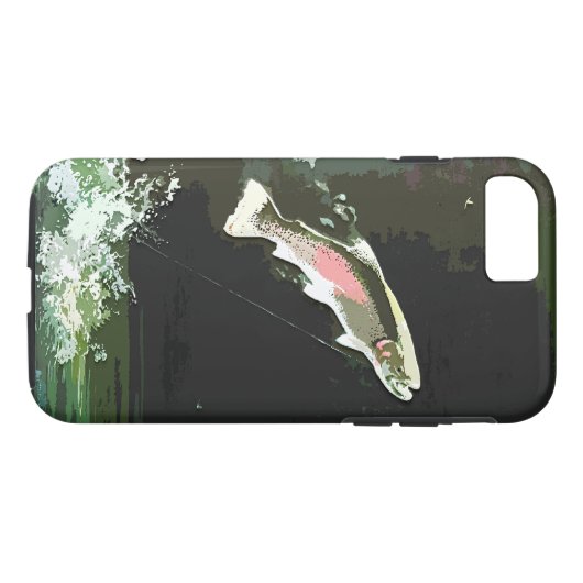 JUMPING TROUT ART Case-Mate iPhone CASE (Achterkant (Horizontaal))