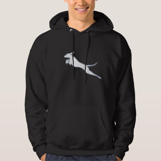 Jumping Vizsla Hooded Shirt (Voorkant)