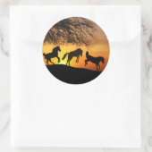 Jumping voor Stickers van joy Cute Horse (Tas)