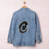 Jumping Vrouw Emoties Denim Jas Jacket (Hangar)