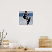 Jumping Wakeboarder Poster (Keuken)