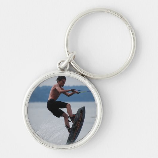 Jumping Wakeboarder Sleutelhanger (Voorkant)