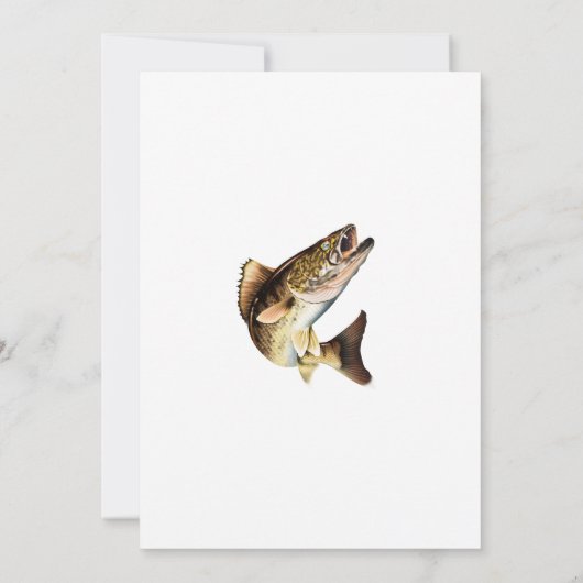 Jumping Walleye Kaart (Achterkant)