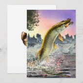 Jumping Walleye Kaart (Voorkant / Achterkant)