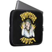  Jumpscare Addict  Laptop Sleeve (Voorkant Rechts)