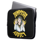  Jumpscare Addict  Laptop Sleeve (Voorkant Links)