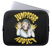  Jumpscare Addict  Laptop Sleeve (Voorkant)