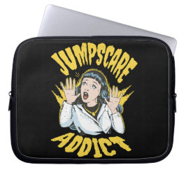 Jumpscare Addict Laptop Sleeve