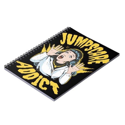  Jumpscare Addict  Notitieboek (Linkerzijde)