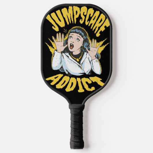  Jumpscare Addict  Pickleball Paddle (Voorkant)