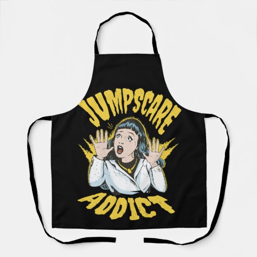  Jumpscare Addict  Schort (Voorkant)